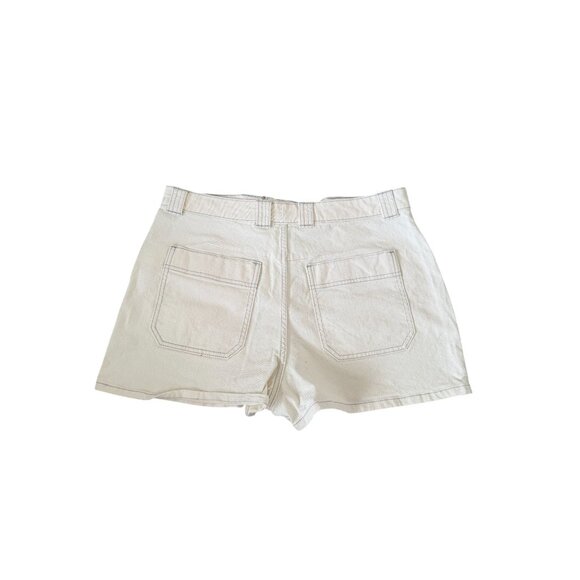 CLUB MONACO White Pocketed Denim Shorts Size 31 - Picture 5 of 6